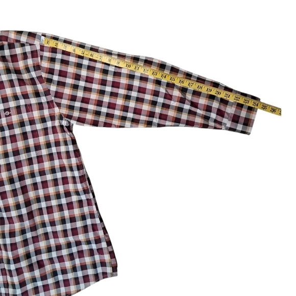 Orvis Button Down Shirt Men’s XL Blue Red Plaid 100% Cotton Classic Fit - Picture 7 of 9